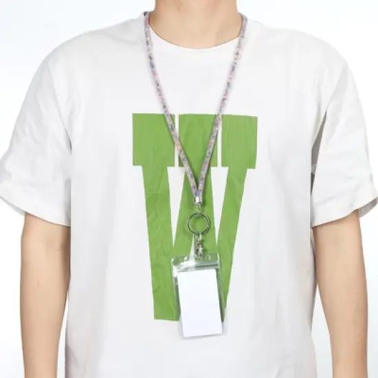 Unique Bargains Rhinestone Bling ID Badges Keychain Lanyards with Metal Clasp image {4}