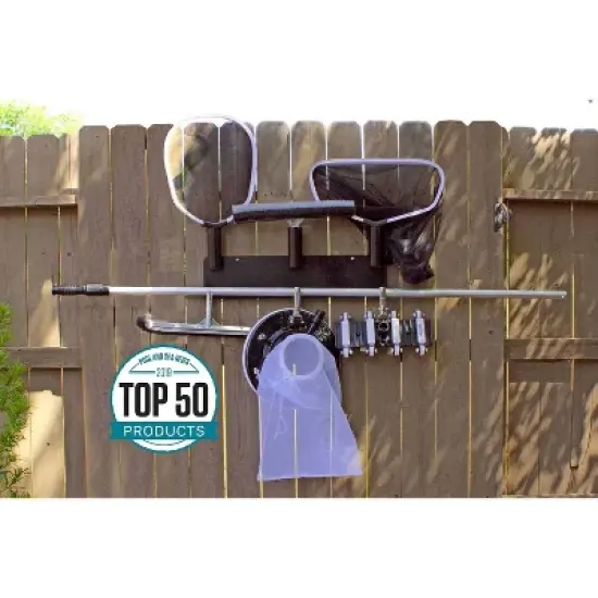 Poolmaster Mounted/Hanging Storage Rack Outdoor Garden Tool Organizer image {1}