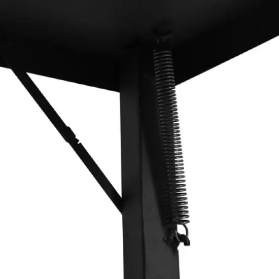 Whisen Versatile Outdoor Cabinet with Folding & Expandable Work Surfaces - Black image {8}