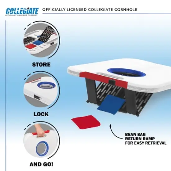 NCAA Georgia Bulldogs All-Weather Travel Cornhole Set image {3}