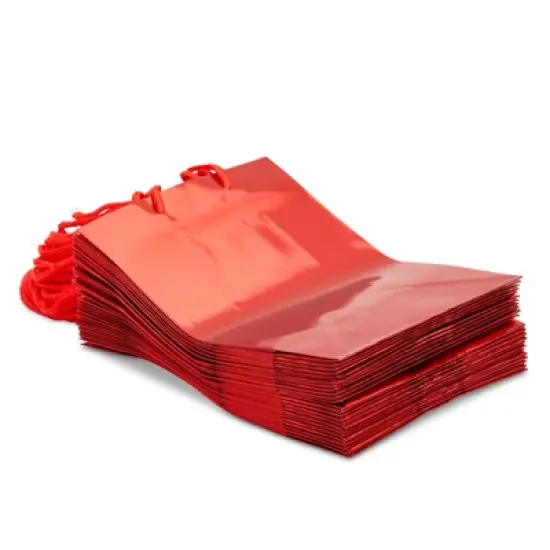 24 Pack Red Paper Gift Bags with Handles for Birthday Party, Wedding and Baby Shower image {3}