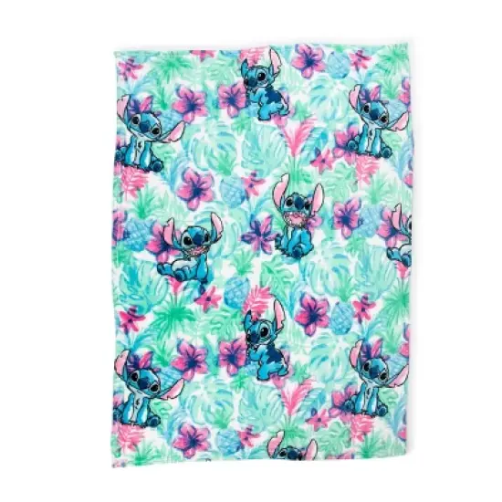 Lilo & Stitch Tropical Bungalow Kids' Throw Blanket image {1}