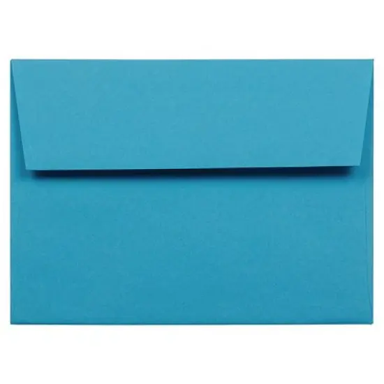 JAM PAPER #10 Business Colored Envelopes - 4 1/8 x 9 1/2 - Blue Recycled - 100/Pack image {4}