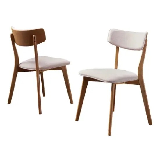 Set of 2 Chazz Mid-Century Dining Chair - Christopher Knight Home image {8}