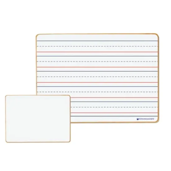 Dowling Magnets&reg; Magnetic Dry-Erase Lined & Blank Board, Set of 5 image {1}