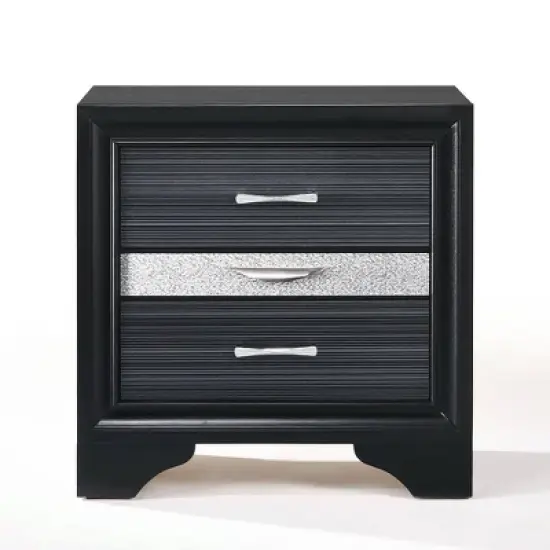 26" Naima Nightstand Black - Acme Furniture image {3}