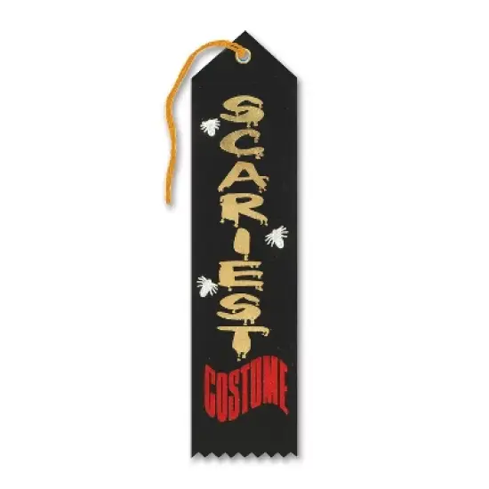 Beistle Costume Award Ribbons for Your School, Office, Faire, Contest, 2" x 8", (6/Pkg) image {7}