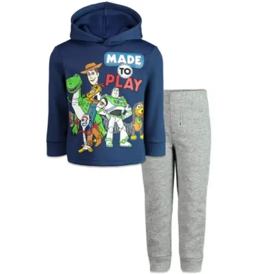 Disney Pixar Pixar Toy Story Rex Forky Buzz Lightyear Fleece Pullover Hoodie and Pants Outfit Set Toddler image {6}
