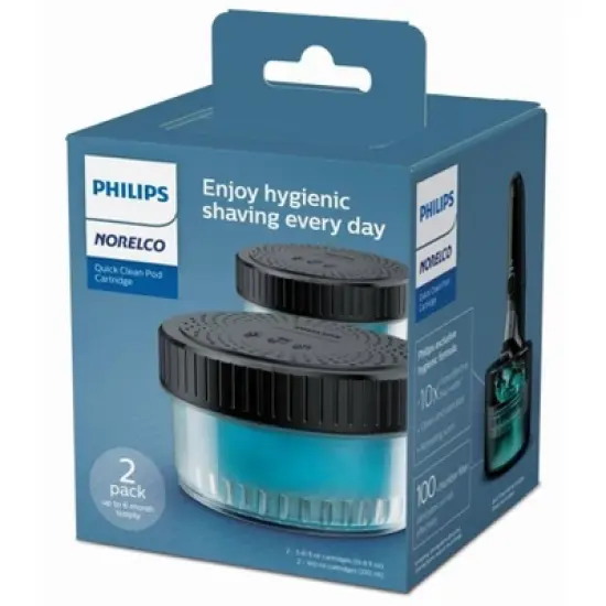 Philips Norelco 2pk Quick Clean Replacement Pods - CC12/52 image {1}