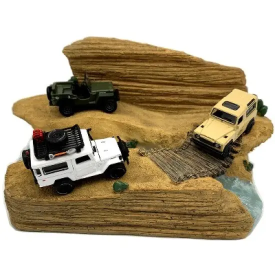 "Trail Challenge" Resin Diorama for 1/64 Scale Models by American Diorama image {2}