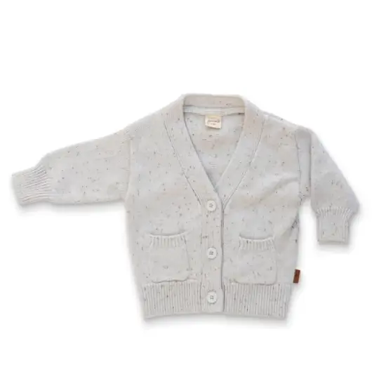 Goumikids Organic Cotton Knit Button-Up Cardigan image {10}