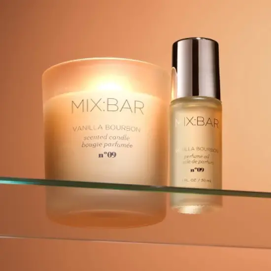 MIX:BAR Flame Candles - Vanilla Bourbon - 7oz image {3}