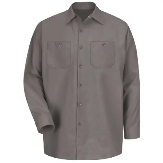 Red Kap&reg; Men's Long Sleeve Industrial Work Shirt image {10}