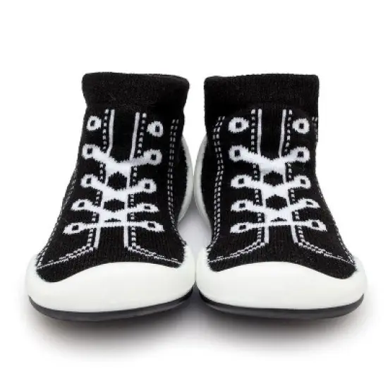 Komuello Toddler First Walk Sock Shoes - Sneakers Black image {1}