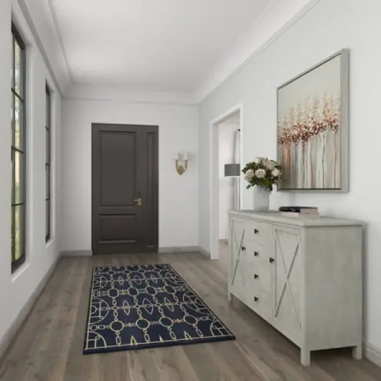 Farmhouse Wood Rectangular Sideboard White - Olivia & May image {29}