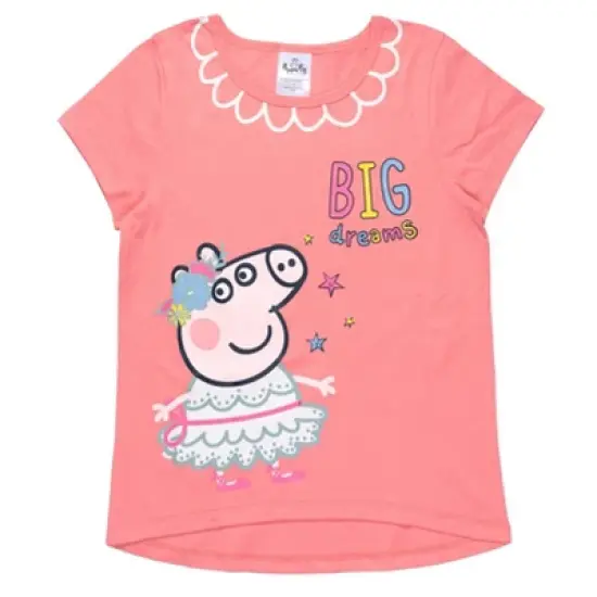 Peppa Pig Girls 3 Pack T-Shirts Little Kid to Big Kid  image {3}