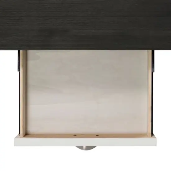 Jamison Two-Tone Extendable Dining Table with Storage White - Picket House Furnishings image {5}