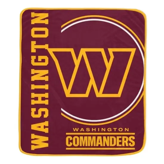 NFL Washington Commanders Keep It Simple Ultra Soft Blanket image {3}