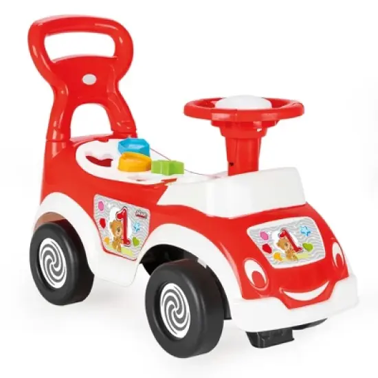 Pilsan 07 826 My First Push Car with Shape Block Seat Kids Toy Vehicle with Removable Handle Backrest and Mechanical Horn for Ages 1 year and Up image {5}