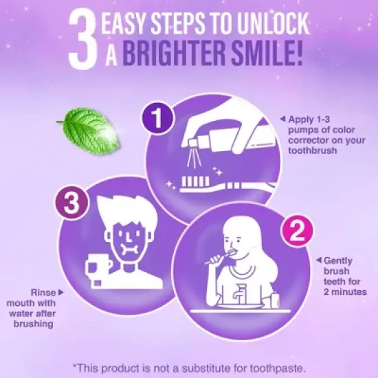 GuruNanda Color Corrector Tooth Whitening System - 1 fl oz image {5}