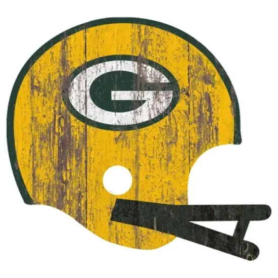NFL Fan Creations Distressed Helmet Cutout Sign image {7}