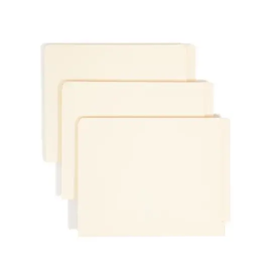 Smead End Tab Fastener File Folder, Shelf-Master  Reinforced Straight-Cut Tab, 2 Fasteners, Letter Size, Manila, 50 per Box (34115) image {13}