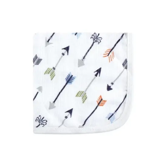 Hudson Baby Infant Boy Cotton Muslin Washcloths, Foxes, One Size image {3}