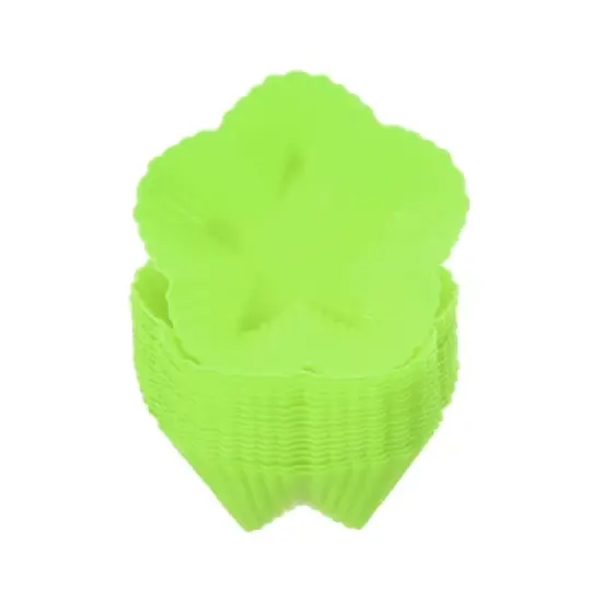 Unique Bargains Silicone Cupcake Liners Non-Stick Baking Cups 18 Pcs image {7}