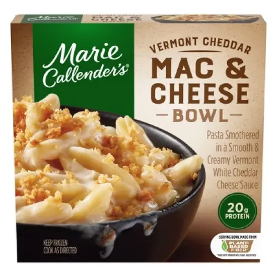 Marie Callender's Frozen Creamy Vermont Mac & Cheese Bowl -13oz image {5}