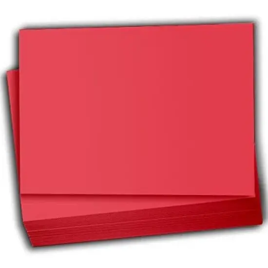 Hamilco Colored Scrapbook Cardstock Paper 5x7 Card Stock Paper 65 lb Cover 100 Pack (Punch Red) image {5}