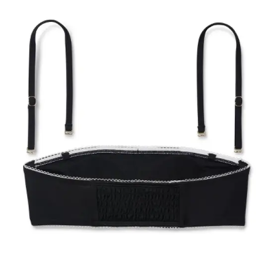 Women's Picot Bow Trim Bandeau Bikini Top - Wild Fable&trade; image {6}