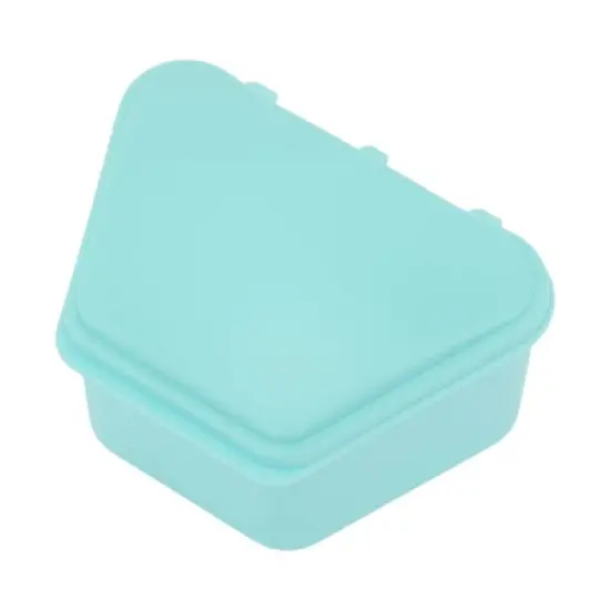 Unique Bargains Portable Trapezoidal Retainer Case Braces Box 1 Pc image {6}