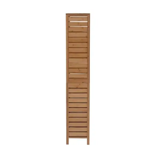 Bracken Tall Cabinet Natural - Linon image {3}