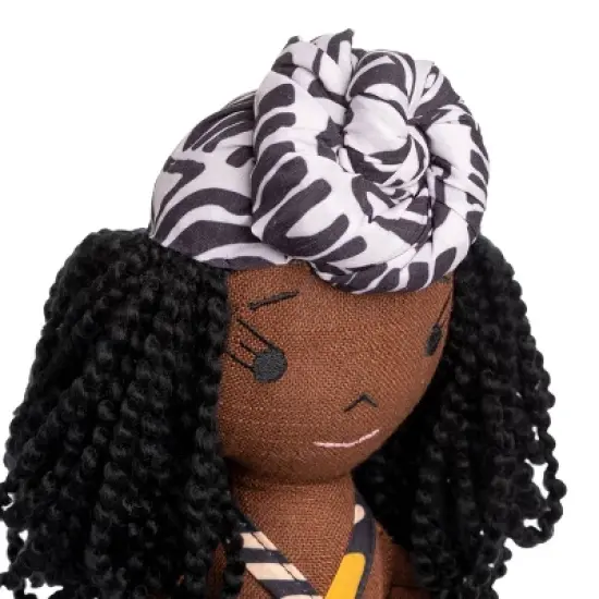 HarperIman Rae 14'' Plush Linen Doll image {3}