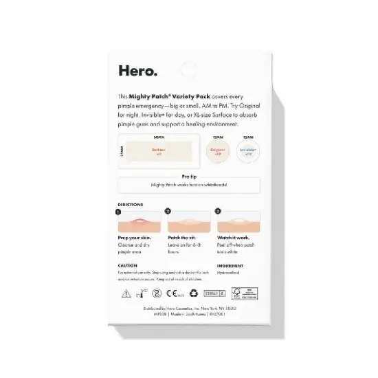 Hero Cosmetics Mighty Patch Variety Acne Pimple Patches - 26ct image {1}