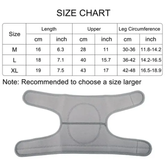 Unique Bargains Knee Brace Protection Nylon Knee Pads Soft Breathable Knee Support Knee Brace for Sport Gym 1 Pair image {2}