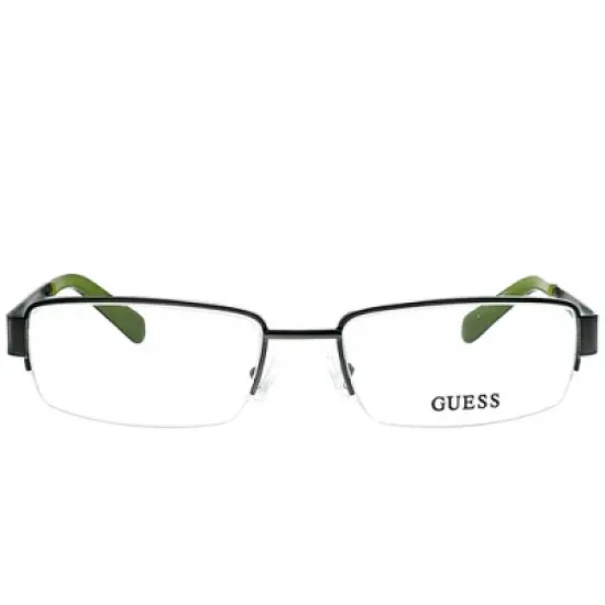 Guess GU 1767 OL Unisex Semi-Rimless Eyeglasses Olive 53mm image {1}