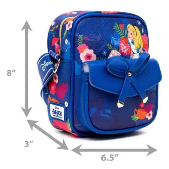 WondaPop Disney Alice in Wonderland Luxe 8" Crossbody Bag image {5}