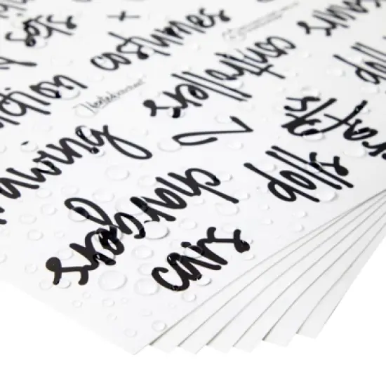 Talented Kitchen 147 Playroom Organization and Storage Labels for Toy Bins, Preprinted Black Script on Clear Vinyl Stickers for Crafts Water Resistant image {4}