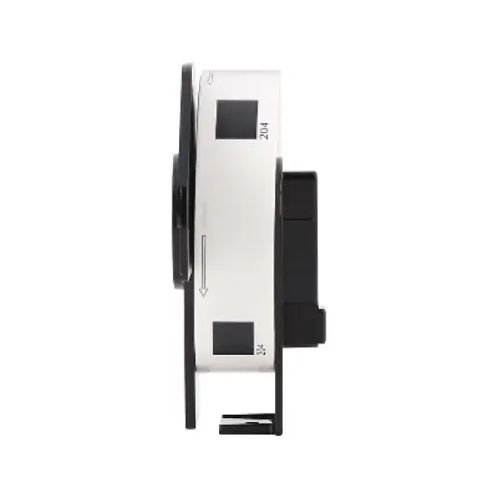 Brother DK-1204 Multi-Purpose Paper Labels 2-1/10" x 2/3" Black on White 400 Labels/Roll 3 Rolls/Box image {3}