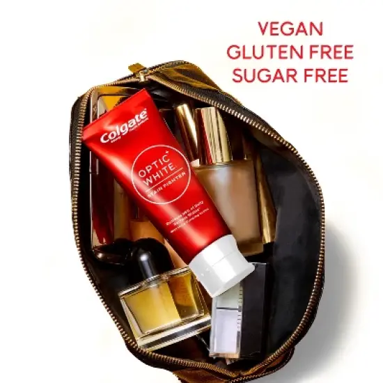 Colgate Optic White Stain Fighter Teeth Whitening Toothpaste - Clean Mint - 4.2oz image {8}