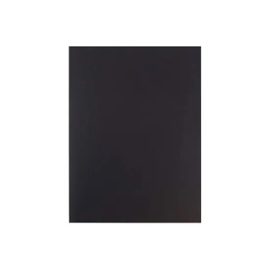 JAM Paper Two-Pocket Textured Linen Business Folders Black Bulk 50/Box 386LBLC image {4}