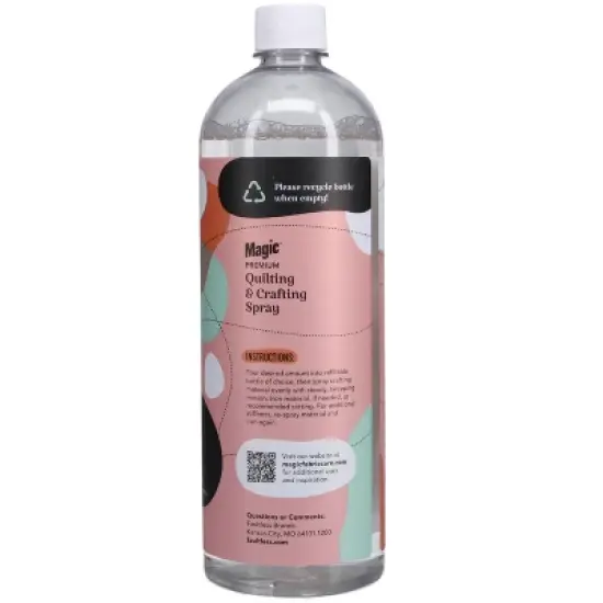 Magic Premium Quilting & Crafting Spray Refill-32oz image {1}