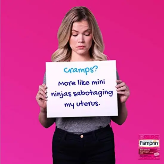 Pamprin Maximum Strength Max Pain and Energy Formula Menstrual Period Symptoms 24 Caplets image {3}