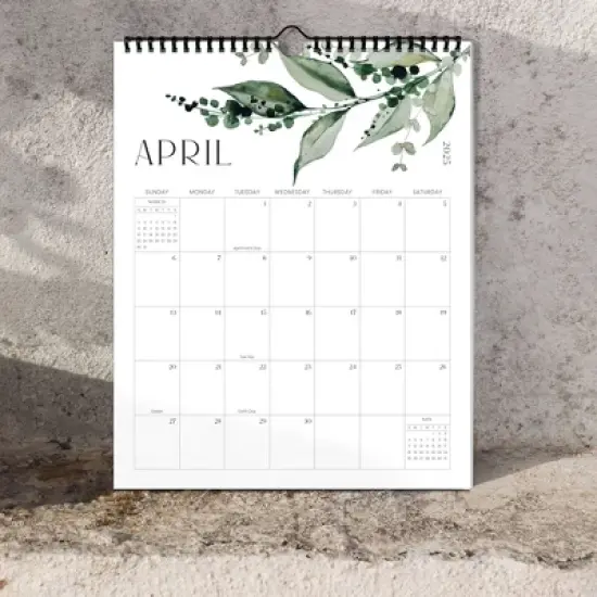 Aesthetic 2025-2026 Wall Calendar - Runs from January 2025 Until July 2026 - The Perfect Modern Greenery Calendar Planner for Easy Organizing image {5}