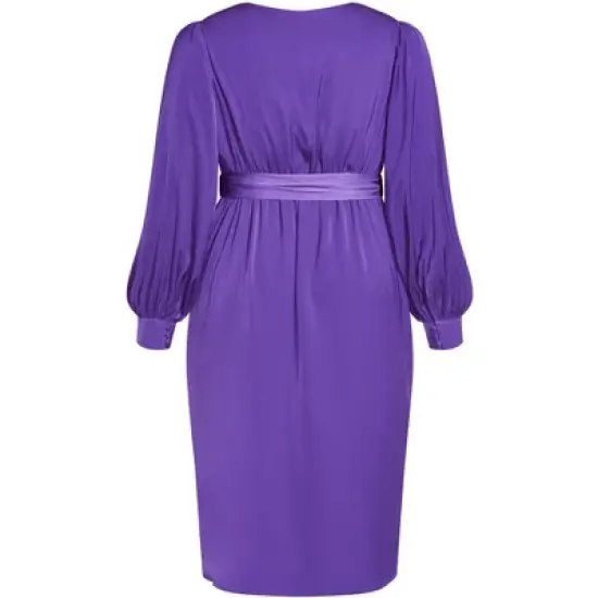 Women's Plus Size Opulent Dress - royal purple | CITY CHIC image {7}