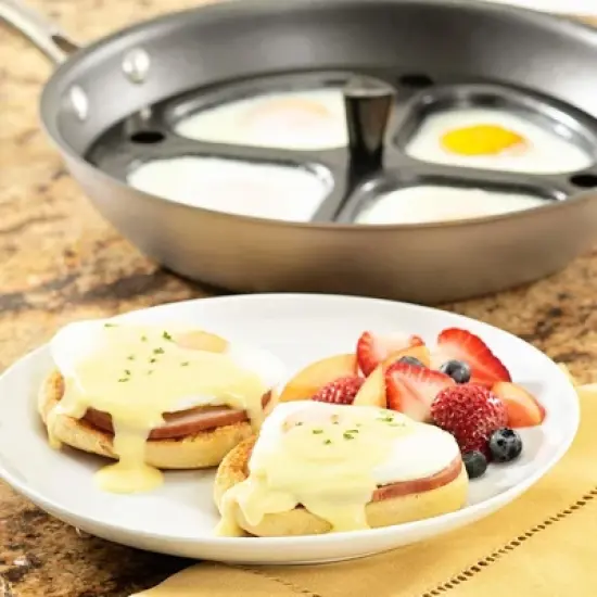 Nordic Ware Non-stick Egg Poacher Insert Skillets image {1}
