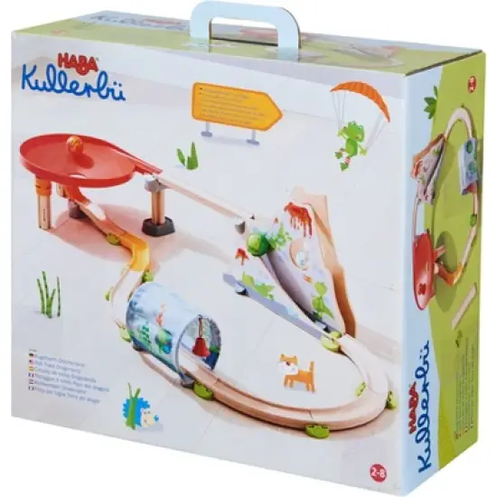 HABA Kullerbu Dragonland Ball Track Starter Set with Funnel and Tunnel image {9}
