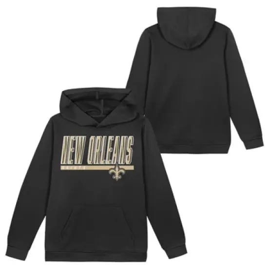NFL New Orleans Saints Boys' Performance Hooded Sweatshirt image {3}