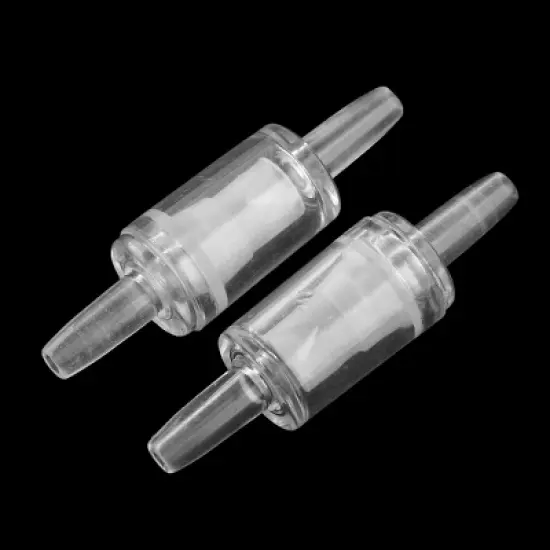 Unique Bargains Aquarium Tank Air Pump Plastic One Way Check Valves 4 Pcs image {1}